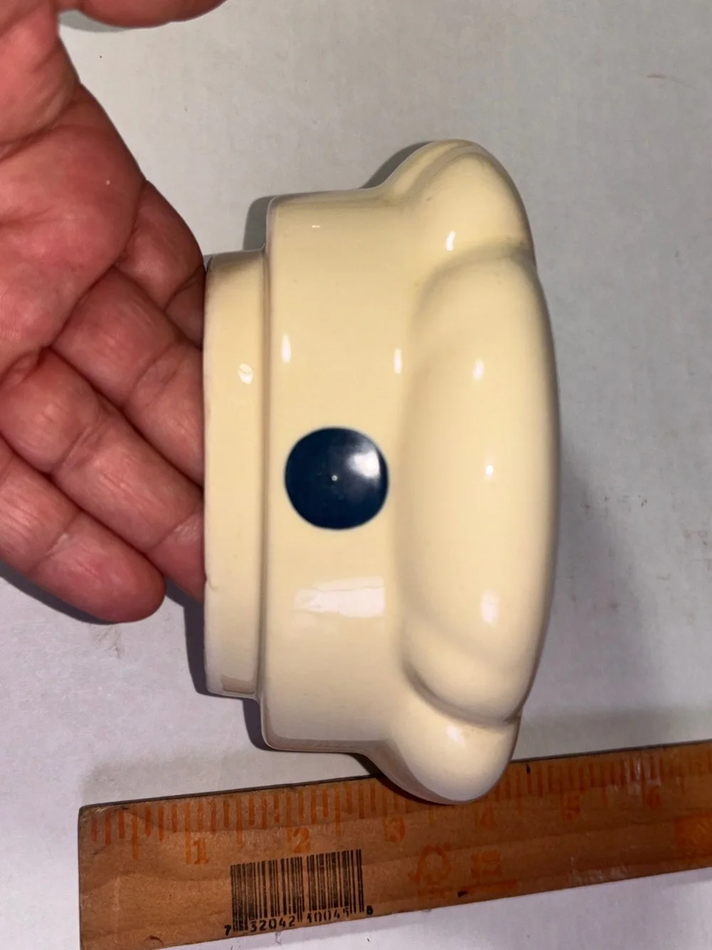 1973 Vintage Pillsbury Doughboy Ceramic Cookie Jar Poppin Fresh No Chips